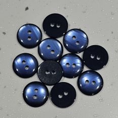 2 Hole Navy Buttons - 14mm