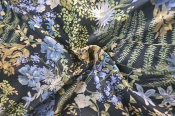 Lady McElroy Antique Botanical Floral - Viscose Challis Lawn