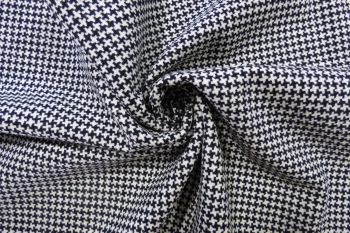 Lady McElroy Kildare - Wool Blend English Houndstooth Vintage Inspired Collection - Remnant - 2.1m