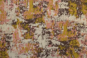 PREORDER Lady McElroy - Pastel Dreams - Ochre - Viscose Challis Lawn